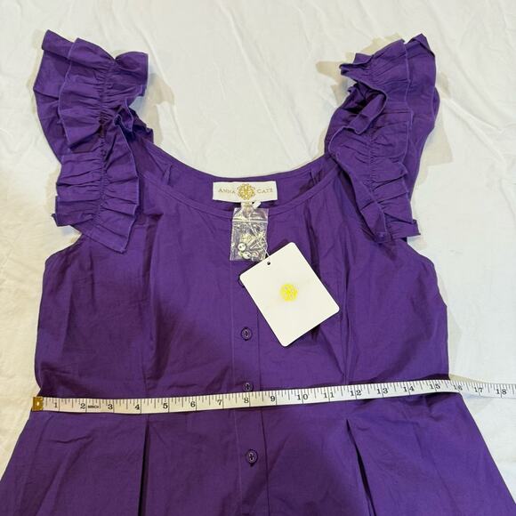 Anna Cate NWT Jules Top with purple size XS - Picture 9 of 11